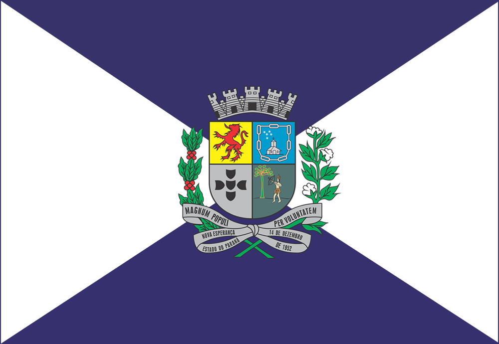 Bandeira do Município de Nova Esperança - PR